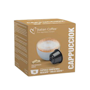 איטליאן קופי לדולצ'ה גוסטו®-קפוצינו שוקלד לבן 