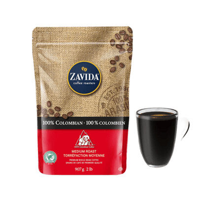 Zavida Coffee 100% Colombian זווידה פולי קפה 1 ק"ג