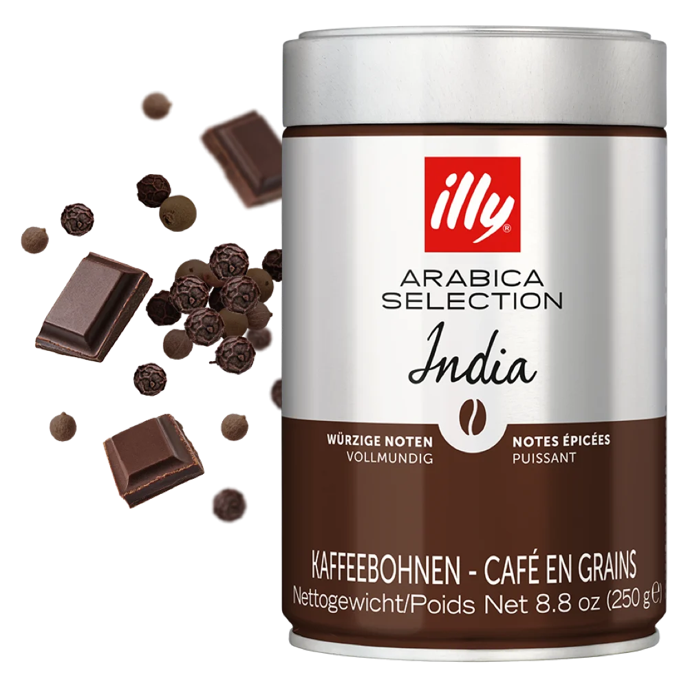 حبوب قهوة illy Arabica Selection الهند 250 غرام – صورة 2