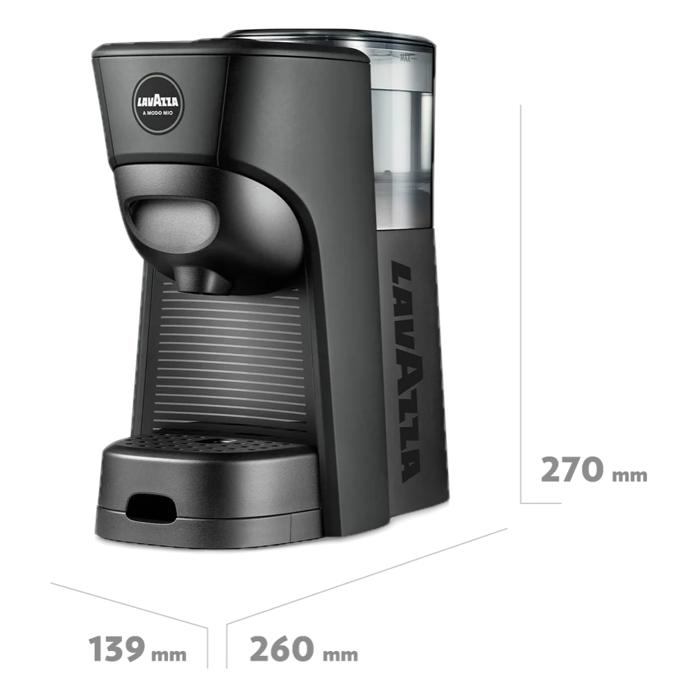 ماكينة قهوة لافاتسا A Modo Mio Tiny Eco سوداء – صورة 4