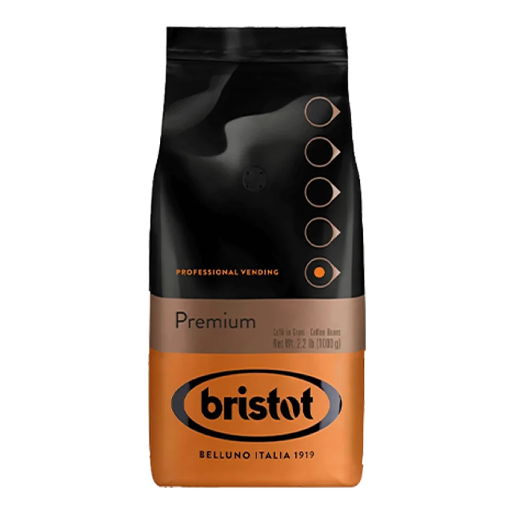 Bristot Premium Vending פולי קפה בריסטוט 1 ק"ג – תמונה 2