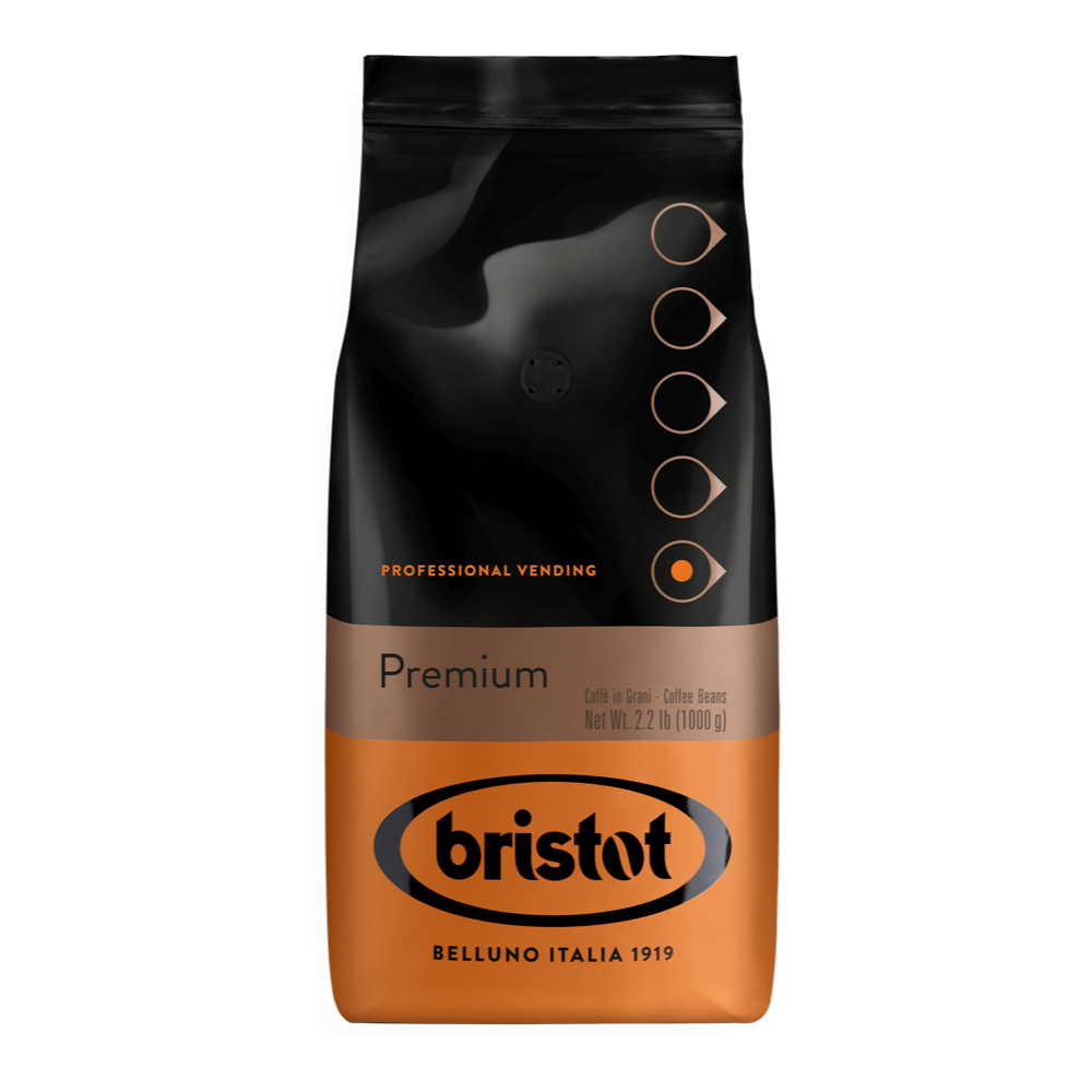 Bristot Premium Vending פולי קפה בריסטוט 1 ק"ג