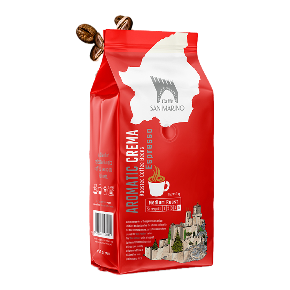 San Marino Aromatic Crema حبوب قهوة سان مارينو 1 كغ